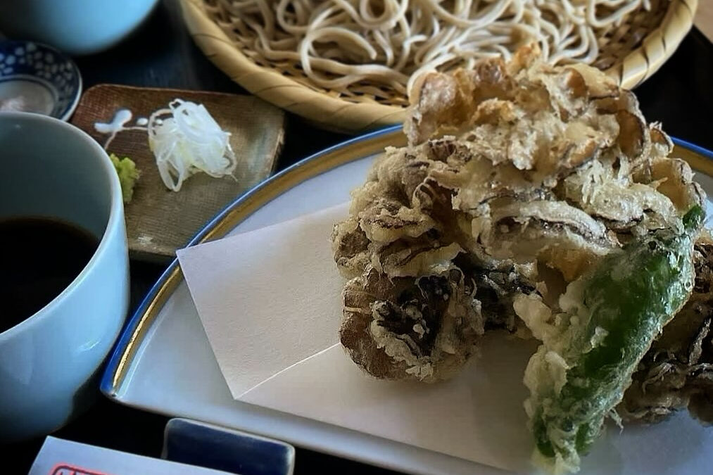 秋の味覚「舞茸天せいろ」