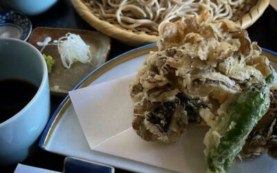 秋の味覚「舞茸天せいろ」